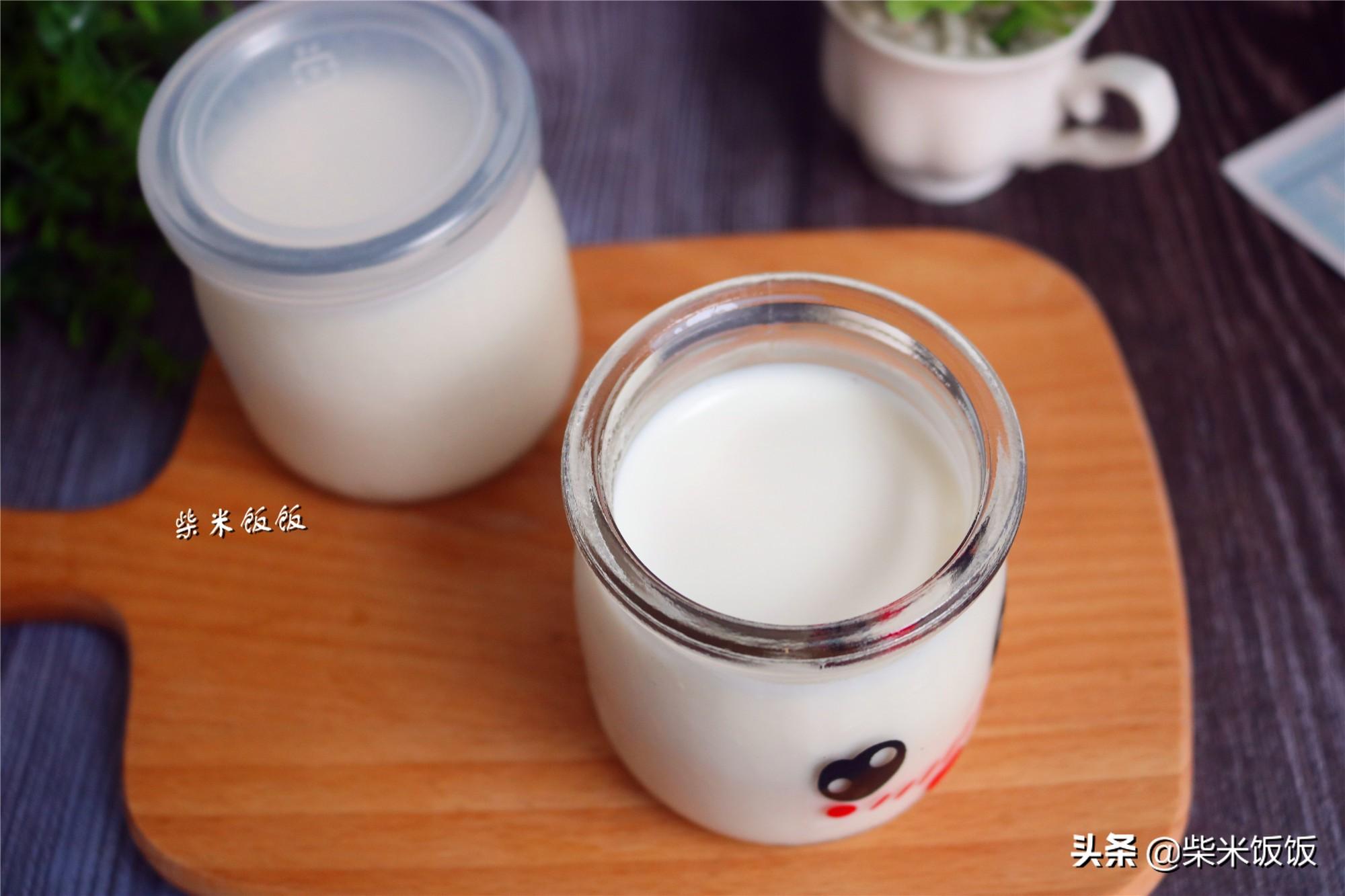 酸奶的制作方法家庭版(酸奶还要出去买吗？在家做可简单了！顺滑浓稠，比买的好喝)