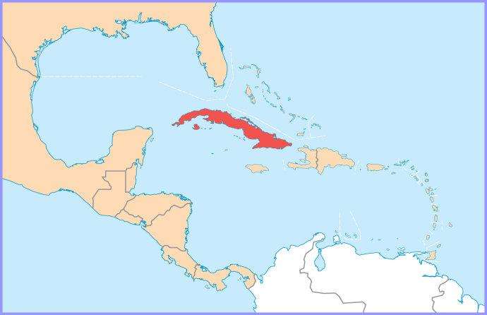 古巴是哪个洲地图位置（古巴是发达国家吗简介概况）