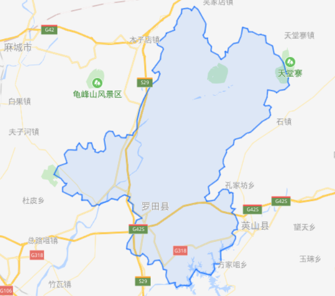湖北省一个县，人口超60万，建县历史近1500年