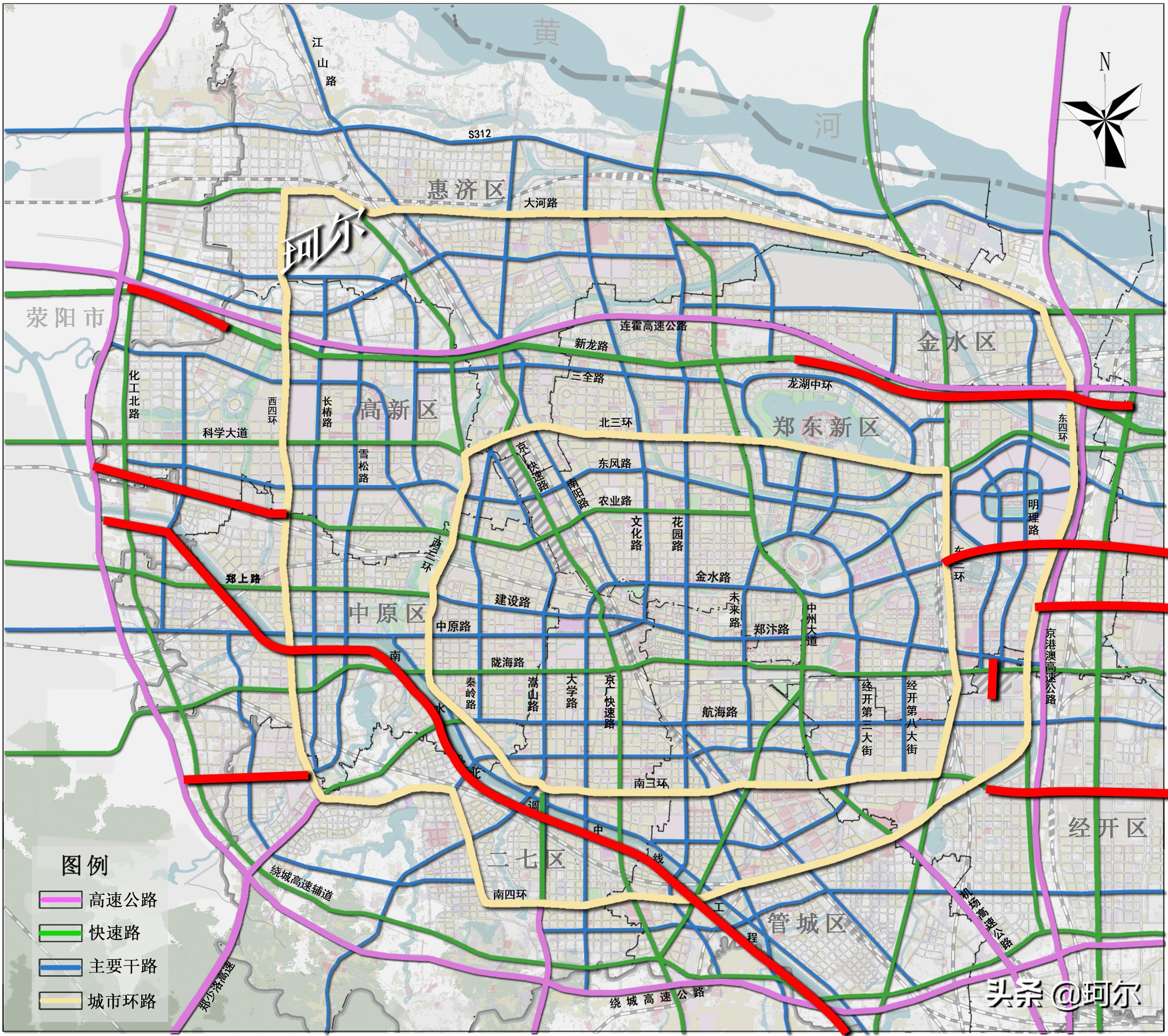 郑州多条快速路网批复，大基建真的来了吗？