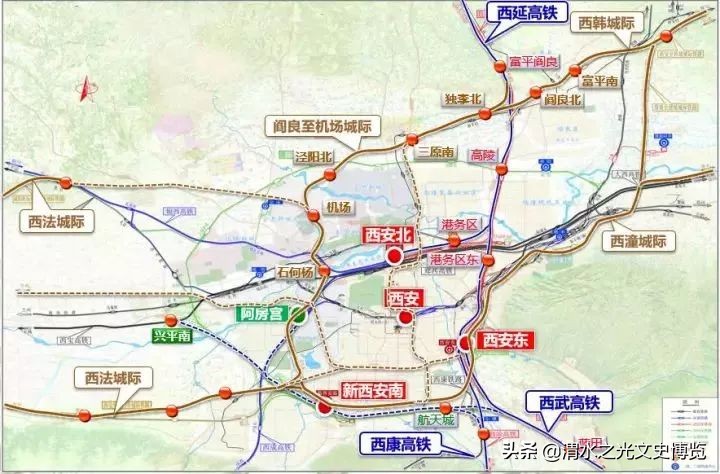 西安至渭南城际！西韩城际铁路途径渭南主城区