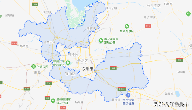 徐州的5个市辖区的行政区划有哪些不同？经济开发区并不是行政区