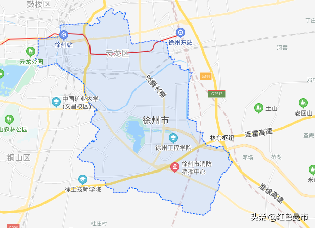 徐州的5个市辖区的行政区划有哪些不同？经济开发区并不是行政区