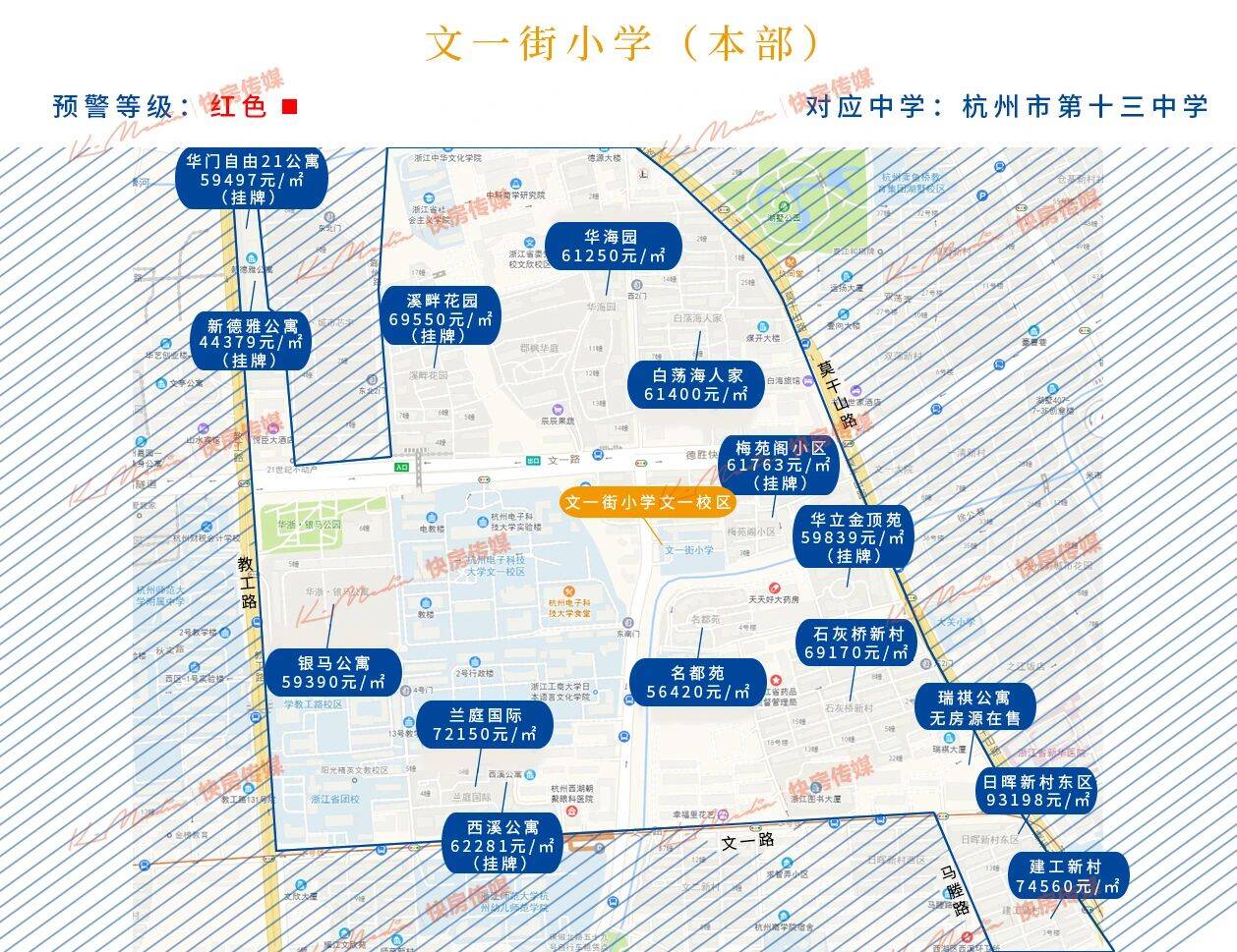 杭州天长小学学区房范围有哪些（杭州最好的学区房划分图）-第24张图片-PPT汇