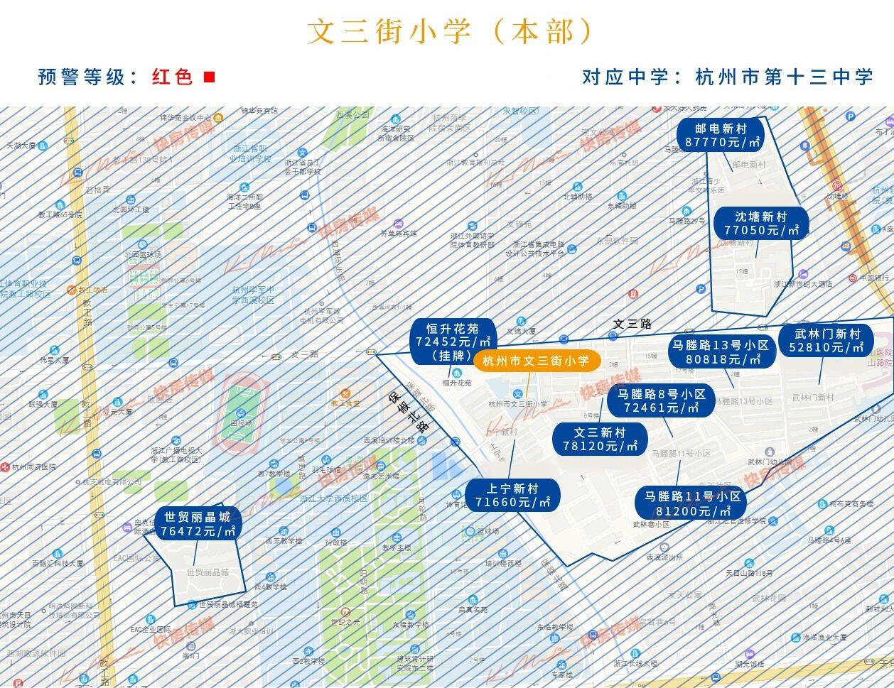 杭州天长小学学区房范围有哪些（杭州最好的学区房划分图）-第26张图片-PPT汇
