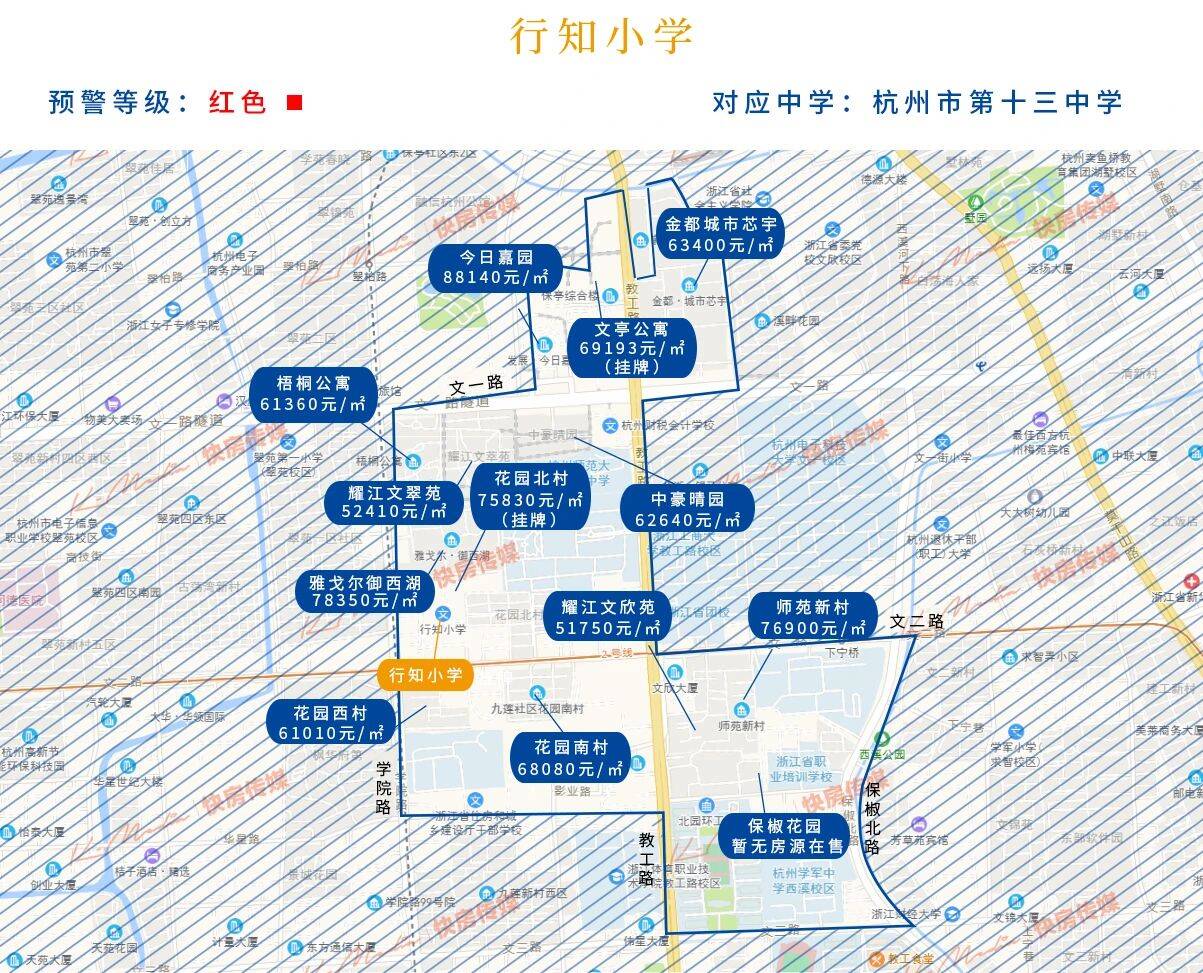 杭州天长小学学区房范围有哪些（杭州最好的学区房划分图）-第27张图片-PPT汇