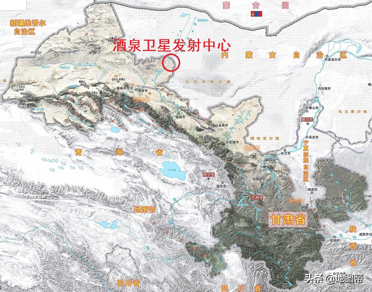 酒泉卫星发射中心，为何不在甘肃，而在300公里外的内蒙古？