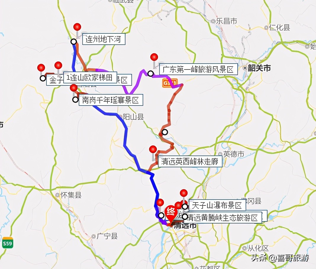 广东清远十大景点有哪些？自驾游玩如何安排行程路线？