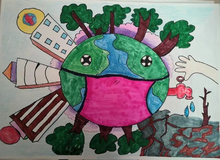 万宁市20名小学生在海南省第二届《中小学生“环境健康杯”征文绘画比赛》中获奖